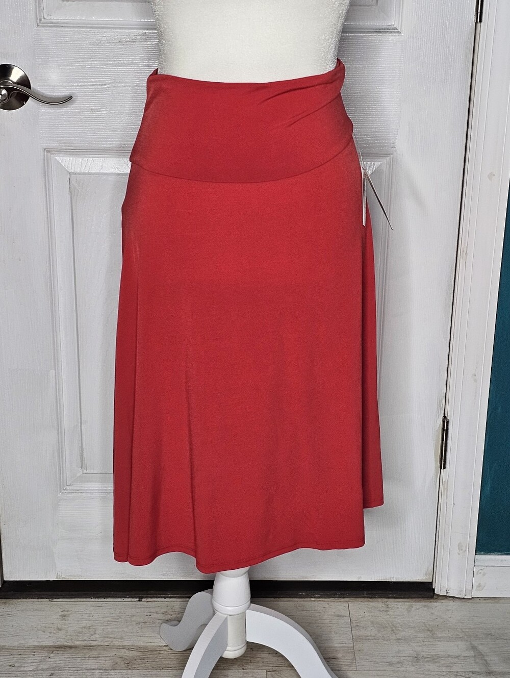Classic Red A-Line Women’s Skirt